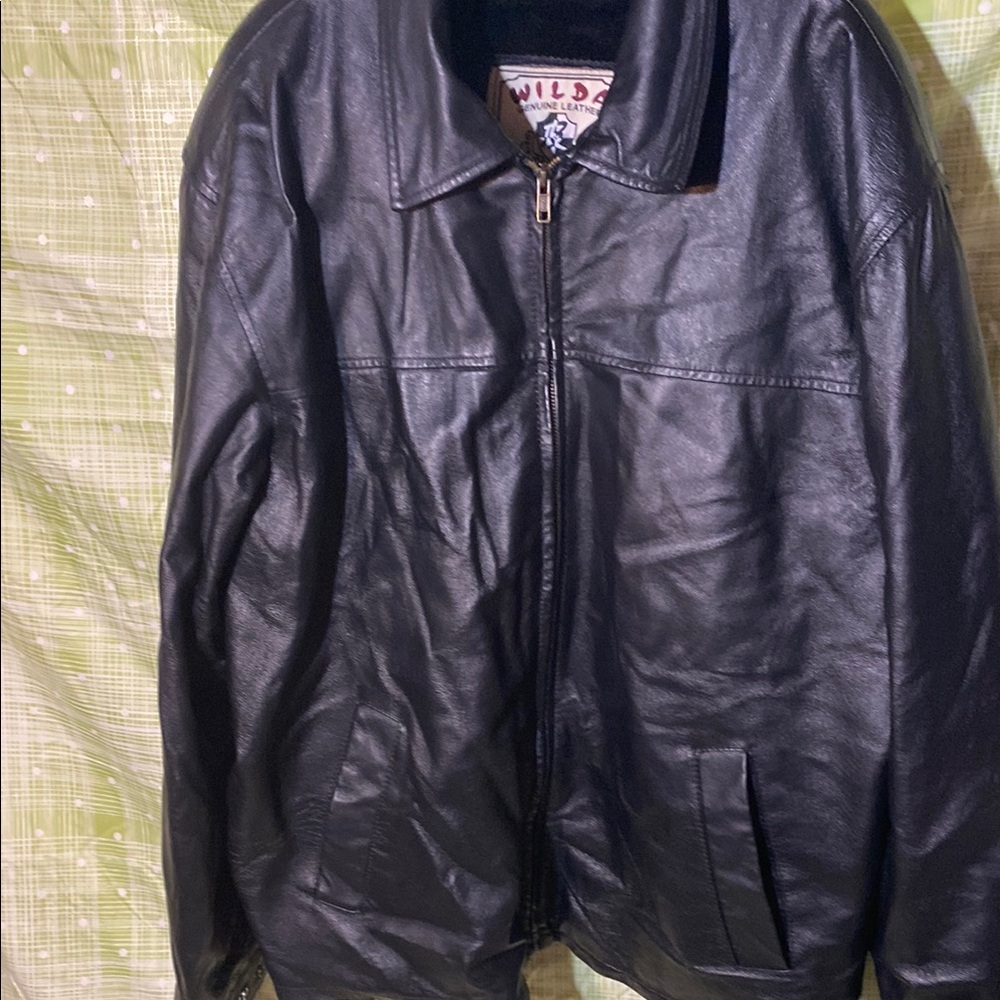 Wilda Men's Black Leather Jacket